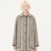 Caban aus Wollstoff mit Fauve Eclat Animal Print Caban aus Wollstoff mit Fauve Eclat Animal Print