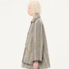 Caban aus Wollstoff mit Fauve Eclat Animal Print Caban aus Wollstoff mit Fauve Eclat Animal Print
