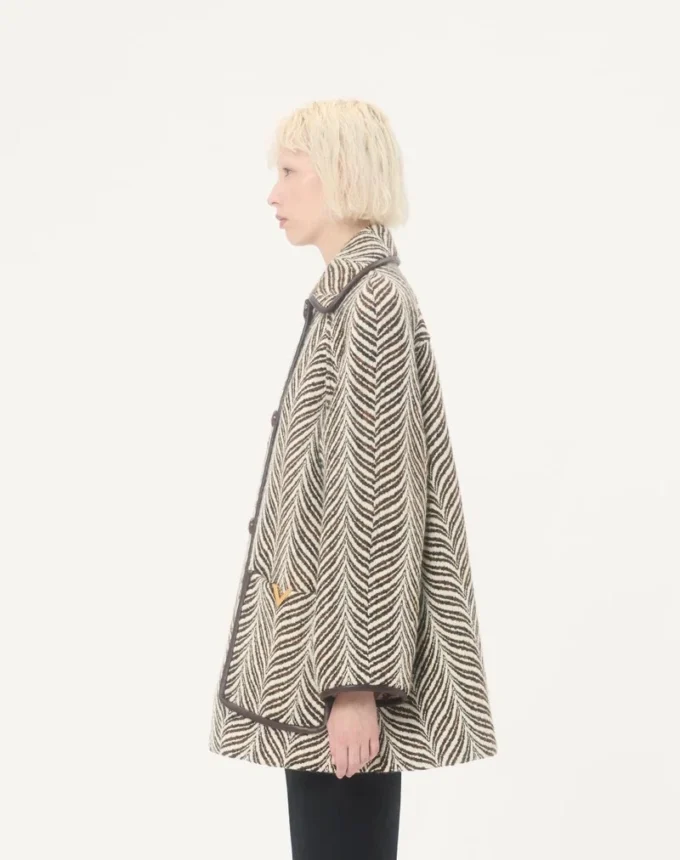 Caban aus Wollstoff mit Fauve Eclat Animal Print Caban aus Wollstoff mit Fauve Eclat Animal Print