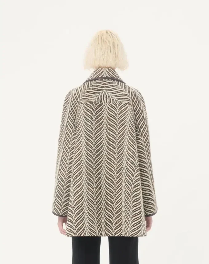 Caban aus Wollstoff mit Fauve Eclat Animal Print Caban aus Wollstoff mit Fauve Eclat Animal Print