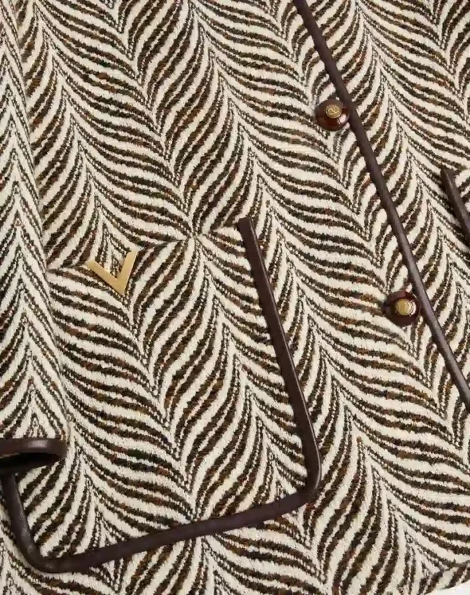 Caban aus Wollstoff mit Fauve Eclat Animal Print Caban aus Wollstoff mit Fauve Eclat Animal Print