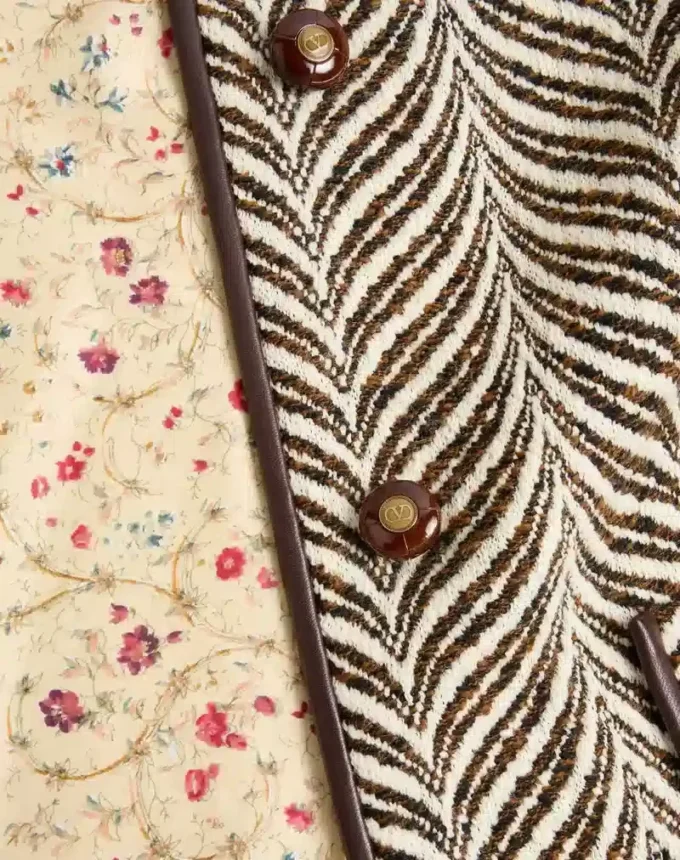 Caban aus Wollstoff mit Fauve Eclat Animal Print Caban aus Wollstoff mit Fauve Eclat Animal Print