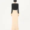 Cady Couture Langes Kleid mit Federn Cady Couture Langes Kleid mit Federn