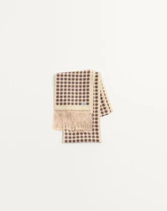 Chamber Seiden-Bandeau-Schal mit Fransen