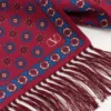 Chamber Seiden-Bandeau-Schal mit Fransen