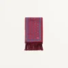 Chamber Seiden-Bandeau-Schal mit Fransen