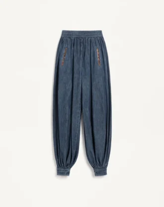 Chambray-Jeanshose