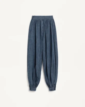 Chambray-Jeanshose
