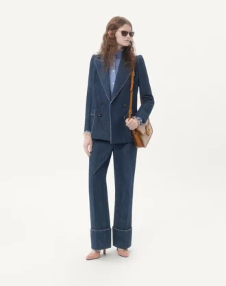 Chambray-Jeansjacke