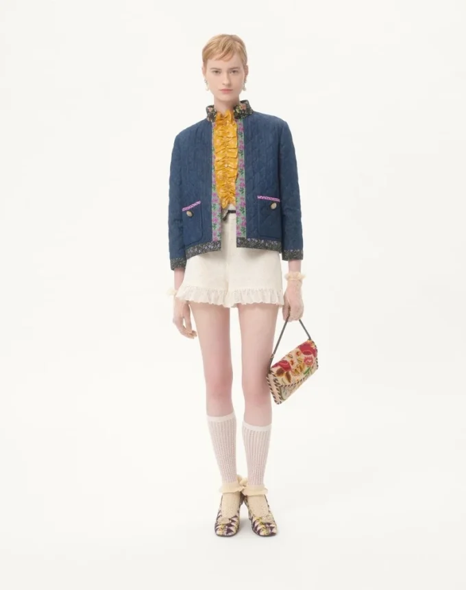 Chambray-Jeansjacke Chambray-Jeansjacke