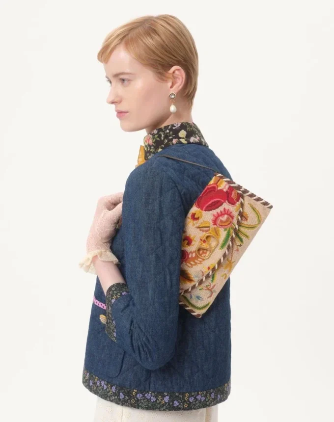 Chambray-Jeansjacke Chambray-Jeansjacke