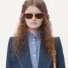Chambray-Jeansjacke Chambray-Jeansjacke