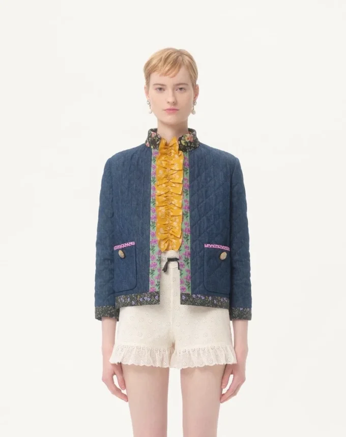 Chambray-Jeansjacke Chambray-Jeansjacke
