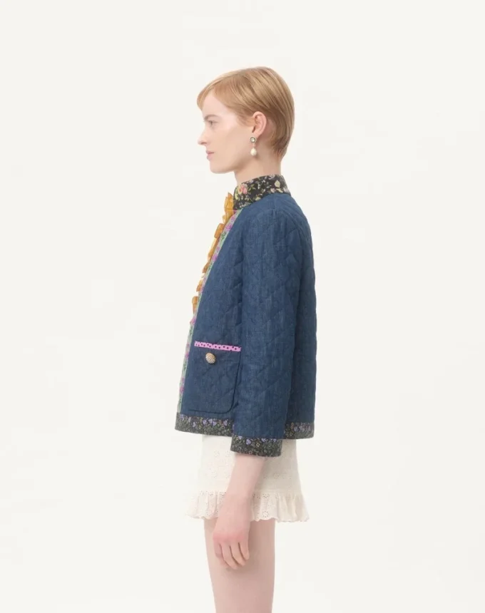 Chambray-Jeansjacke Chambray-Jeansjacke