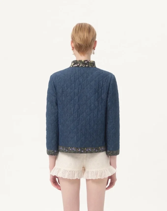 Chambray-Jeansjacke Chambray-Jeansjacke