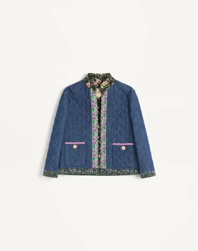Chambray-Jeansjacke Chambray-Jeansjacke