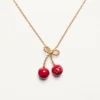 Cherryfic Halskette aus Metall und Emaille Cherryfic Halskette aus Metall und Emaille