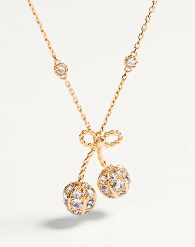 Cherryfic Halskette aus Metall und Swarovski®-Kristallen Cherryfic Halskette aus Metall und Swarovski®-Kristallen