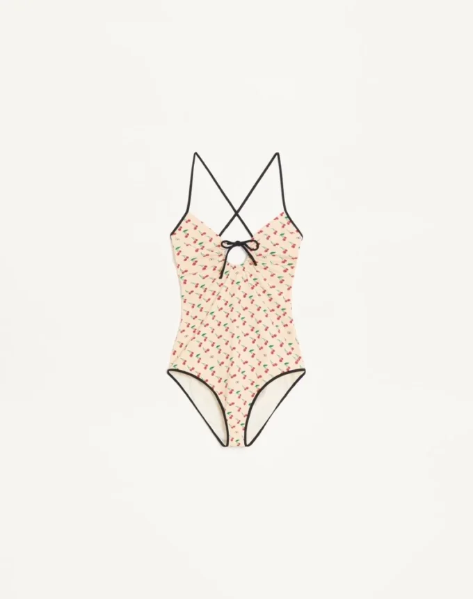Cherryfic Lycra-Einteiliger Badeanzug Cherryfic Lycra-Einteiliger Badeanzug