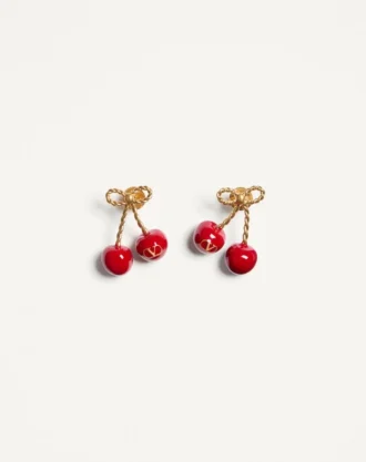 Cherryfic Ohrringe aus Metall und Emaille