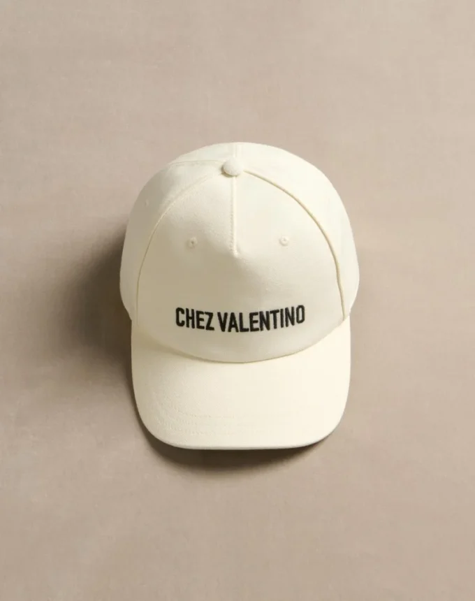 Chez Valentino Baseballkappe aus Baumwolle