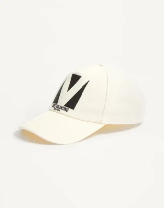 Chez Valentino Baseballkappe aus Baumwolle mit Stickerei