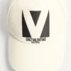 Chez Valentino Baseballkappe aus Baumwolle mit Stickerei