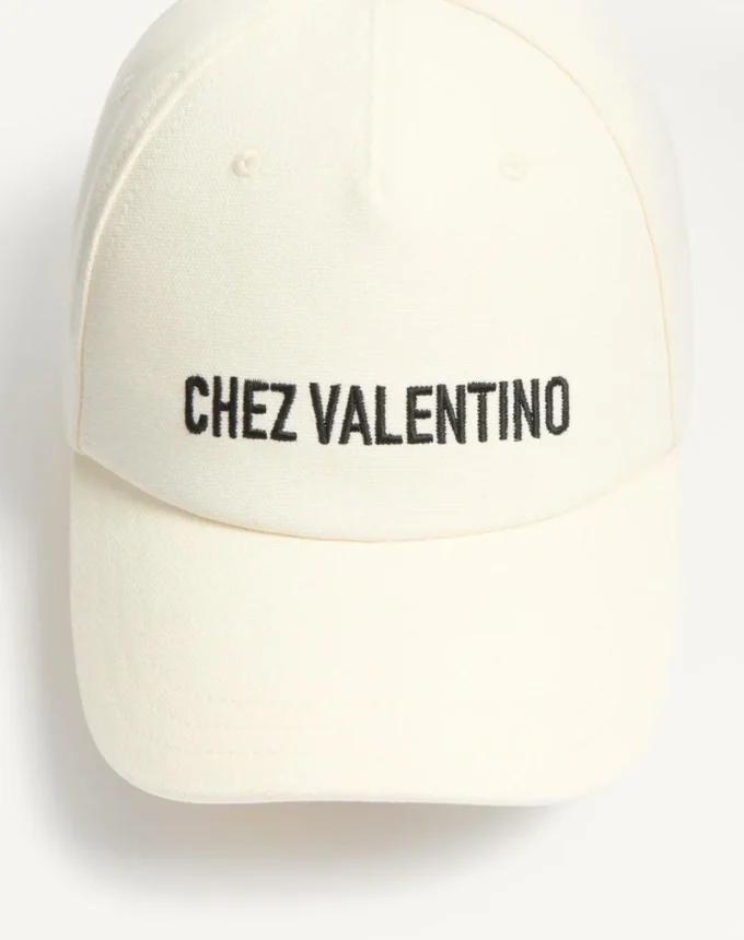 Chez Valentino Baseballkappe aus Baumwolle