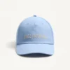 Chez Valentino Denim-Baseballkappe mit Stickerei