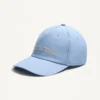 Chez Valentino Denim-Baseballkappe mit Stickerei