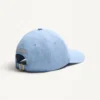 Chez Valentino Denim-Baseballkappe mit Stickerei