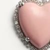 Coeur Hyperbole Brosche aus Metall, Harz und Swarovski®-Kristallen Coeur Hyperbole Brosche aus Metall, Harz und Swarovski®-Kristallen
