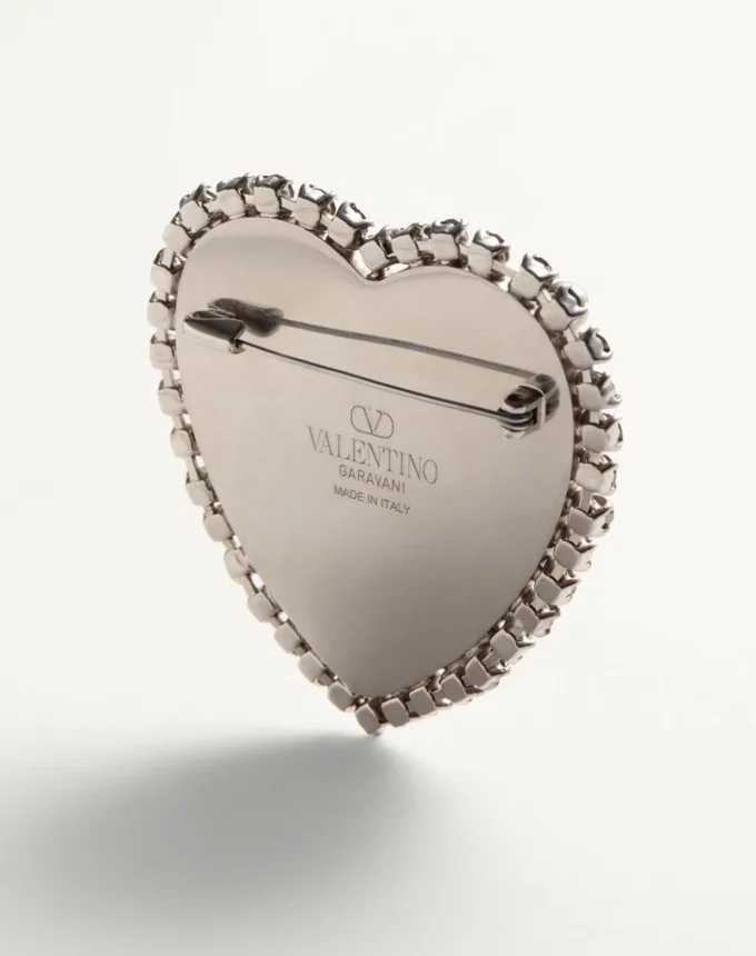 Coeur Hyperbole Brosche aus Metall, Harz und Swarovski®-Kristallen Coeur Hyperbole Brosche aus Metall, Harz und Swarovski®-Kristallen