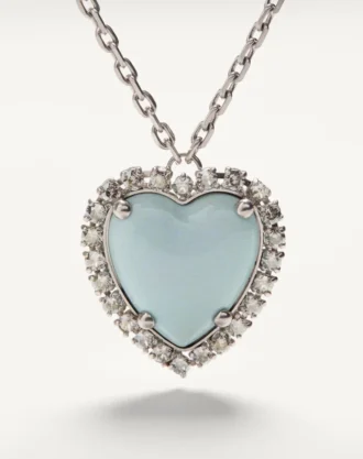 Coeur Hyperbole Halskette aus Metall, Harz und Swarovski®-Kristallen