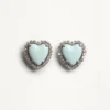 Coeur Hyperbole Ohrringe aus Metall, Harz und Swarovski®-Kristallen Coeur Hyperbole Ohrringe aus Metall, Harz und Swarovski®-Kristallen
