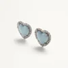 Coeur Hyperbole Ohrringe aus Metall, Harz und Swarovski®-Kristallen Coeur Hyperbole Ohrringe aus Metall, Harz und Swarovski®-Kristallen