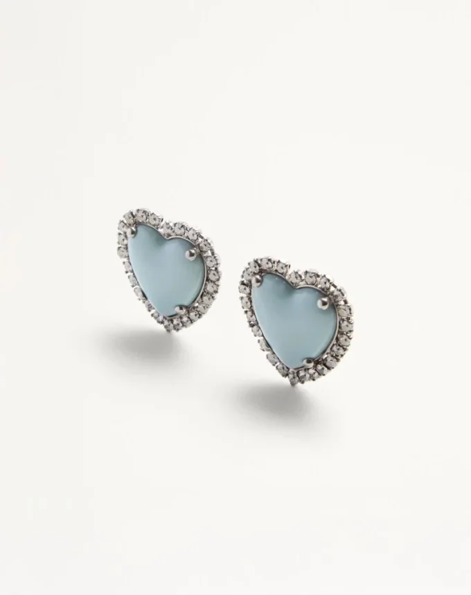 Coeur Hyperbole Ohrringe aus Metall, Harz und Swarovski®-Kristallen Coeur Hyperbole Ohrringe aus Metall, Harz und Swarovski®-Kristallen