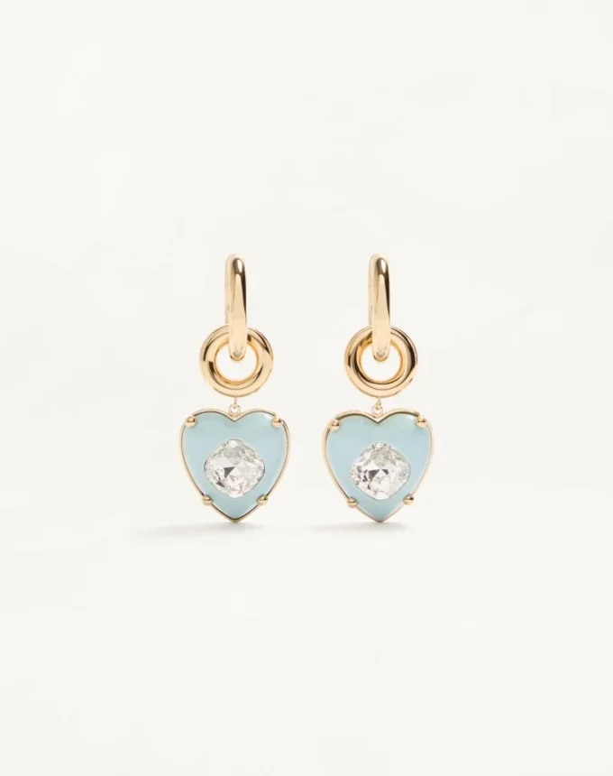 Coeur Hyperbole Ohrringe aus Metall, Harz und Swarovski®-Kristallen