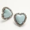 Coeur Hyperbole Ohrringe aus Metall, Harz und Swarovski®-Kristallen Coeur Hyperbole Ohrringe aus Metall, Harz und Swarovski®-Kristallen