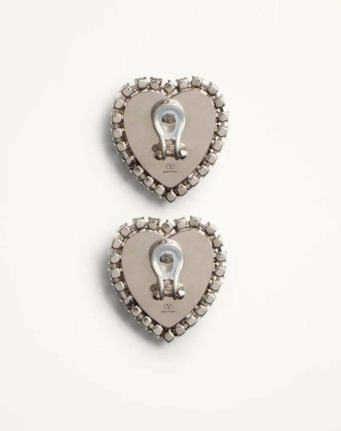 Coeur Hyperbole Ohrringe aus Metall, Harz und Swarovski®-Kristallen Coeur Hyperbole Ohrringe aus Metall, Harz und Swarovski®-Kristallen