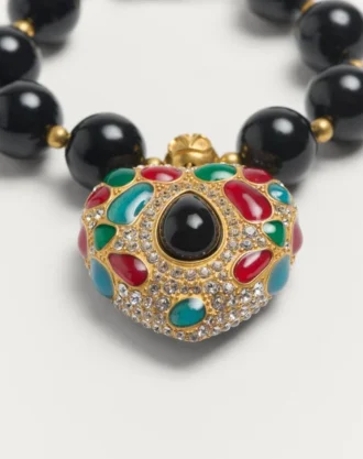 Coeur Royal Armband aus Metall, Harz, Emaille und Swarovski®-Kristallen