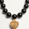 Coeur Royal Halskette aus Metall, Harz, Emaille und Swarovski®-Kristallen