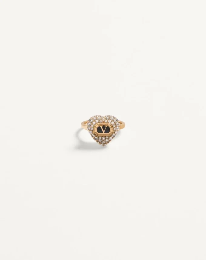 Coeur Royal Ring aus Metall, Emaille und Swarovski®-Kristallen Coeur Royal Ring aus Metall, Emaille und Swarovski®-Kristallen