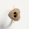 Coeur Royal Ring aus Metall, Emaille und Swarovski®-Kristallen Coeur Royal Ring aus Metall, Emaille und Swarovski®-Kristallen