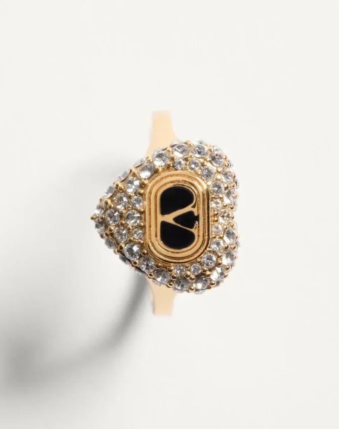 Coeur Royal Ring aus Metall, Emaille und Swarovski®-Kristallen Coeur Royal Ring aus Metall, Emaille und Swarovski®-Kristallen