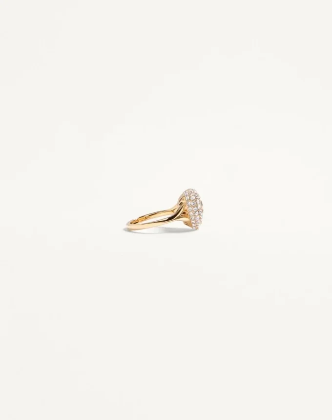 Coeur Royal Ring aus Metall, Emaille und Swarovski®-Kristallen Coeur Royal Ring aus Metall, Emaille und Swarovski®-Kristallen