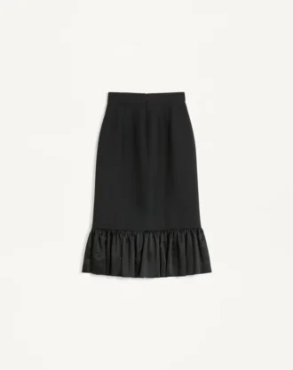 Crepe Couture Midi-Rock