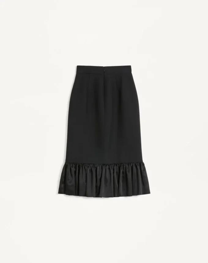 Crepe Couture Midi-Rock Crepe Couture Midi-Rock
