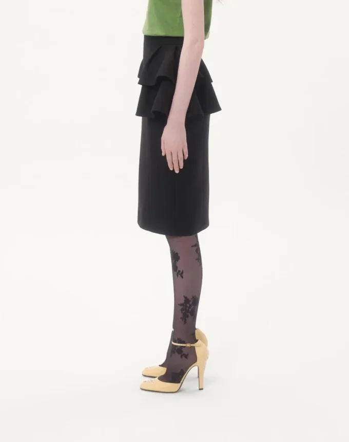Crepe Couture Midi-Rock Crepe Couture Midi-Rock