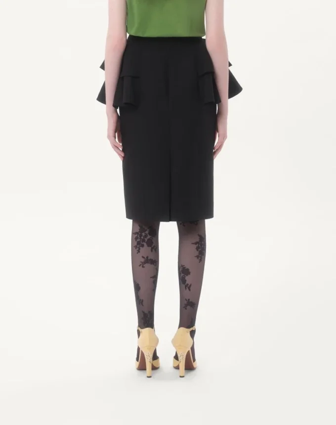 Crepe Couture Midi-Rock Crepe Couture Midi-Rock